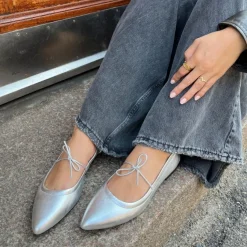 Copenhagen Shoes Ballerinasko^A BEAUTY - Silver