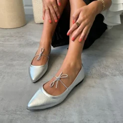Copenhagen Shoes Ballerinasko^A BEAUTY - Silver