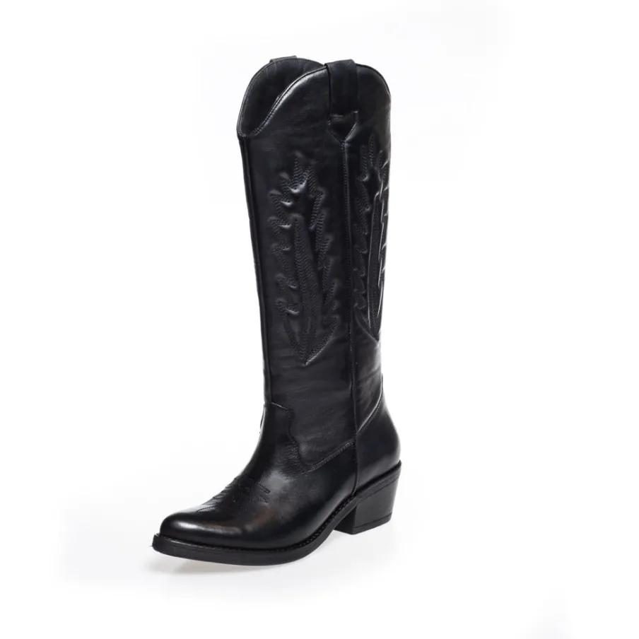 Copenhagen Shoes Støvler Med Hæl|Lange Støvler^A DREAM COME TRUE - BLACK Adream come true boot black