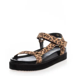 Copenhagen Shoes Flade Sandaler^ADVENTURE LEO - LEOPARD Adventureleo sandal leopard