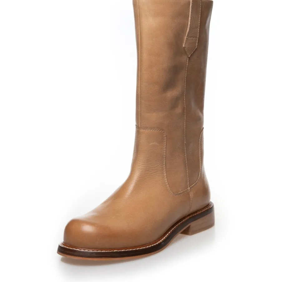 Copenhagen Shoes Lange Støvler^ALL DAY - TAN Allday stoevler tan