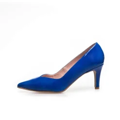 Copenhagen Shoes Stiletter^ALONE - PATENT - ELECTRIC BLUE Alonepatent heels electric blue
