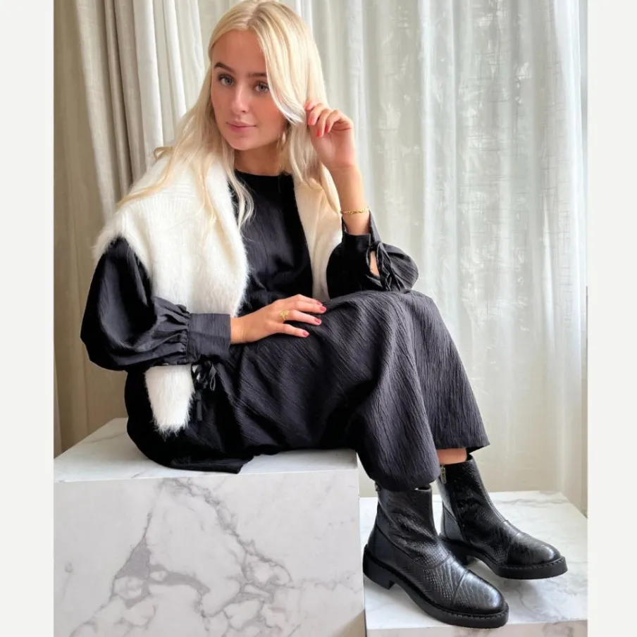 Copenhagen Shoes Ankelstøvler^AMIE BOOTS - BLACK Amieboots boot black