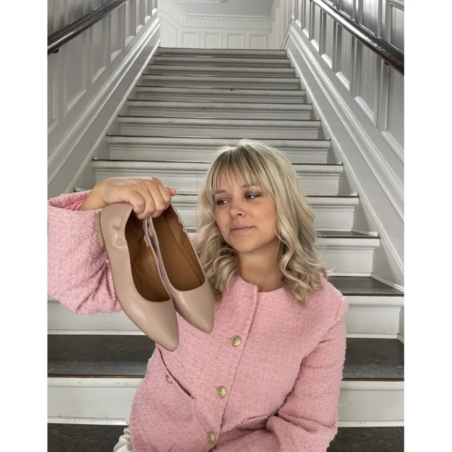 Copenhagen Shoes Ballerinasko^BALLERINA 23 Leather - Nude