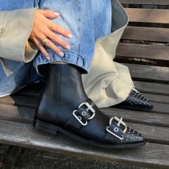 Copenhagen Shoes Ankelstøvler^BARILLIA BOOT - BLACK Barilliaboot stoevler black