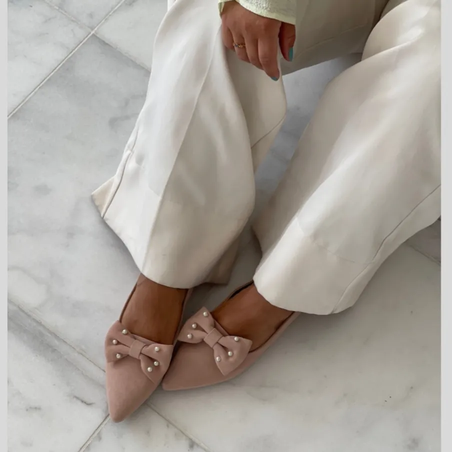 Copenhagen Shoes Ballerinasko^BE GOOD PEARLS - BEIGE Begood pearls loafer beige