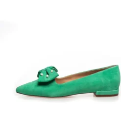 Copenhagen Shoes Ballerinasko^BE GOOD PEARLS - GREEN Begood pearls loafer green