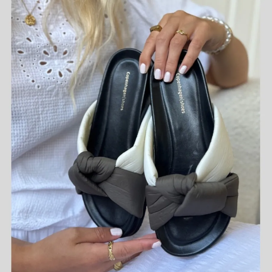 Copenhagen Shoes Flade Sandaler^BE LIKE ME - Army multi