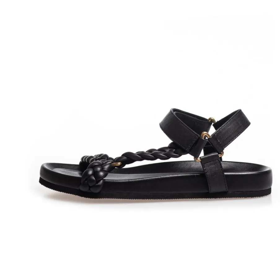 Copenhagen Shoes Flade Sandaler^BEACH - BLACK Beachsandal black