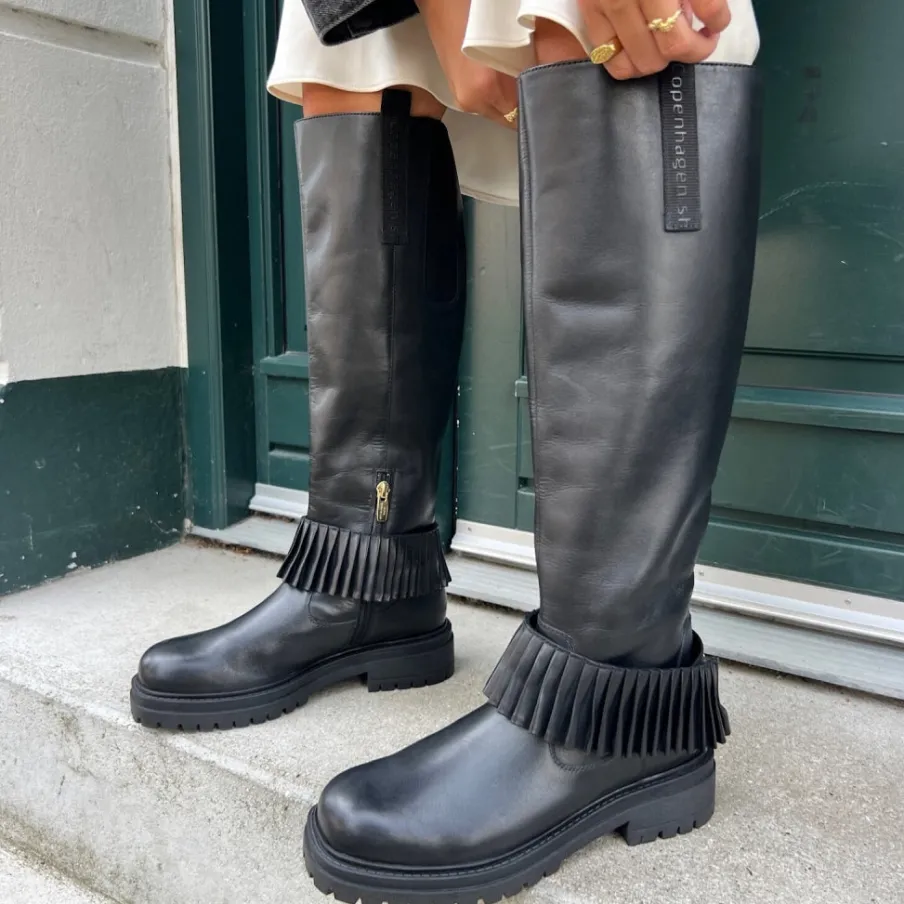Copenhagen Shoes Lange Støvler^BECAUSE YOU CAN - Black