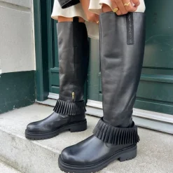 Copenhagen Shoes Lange Støvler^BECAUSE YOU CAN - Black