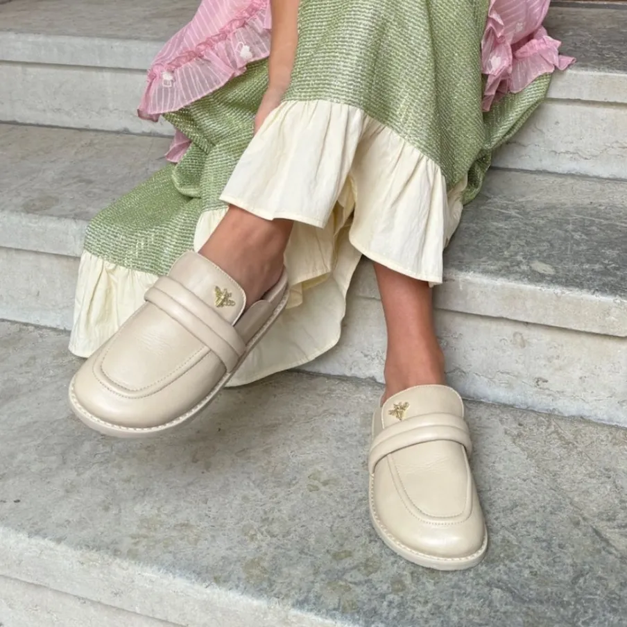Copenhagen Shoes Mules · Slip Ins^BEE`S - BEIGE Bees loafer beige