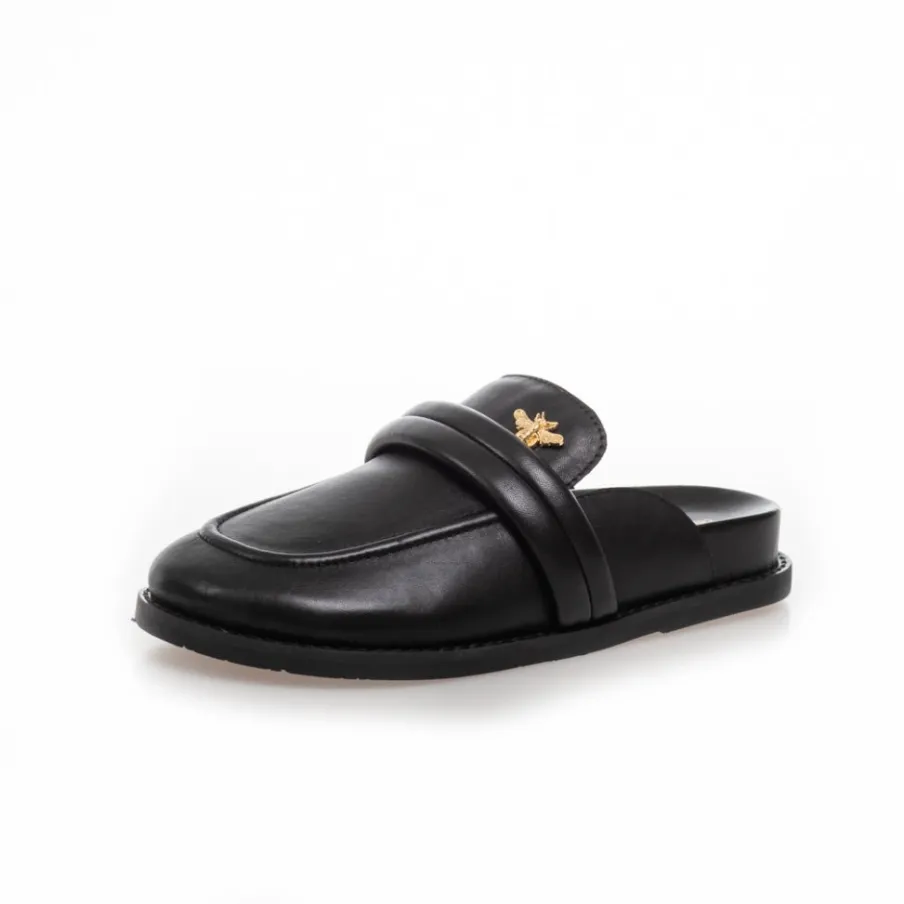 Copenhagen Shoes Mules · Slip Ins^BEE`S - BLACK Bees loafer black