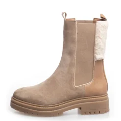Copenhagen Shoes Chelsea Boots|Ankelstøvler^BEVERLY BOOT SUEDE - SAND Beverlyboot suede boot sand