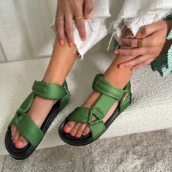 Copenhagen Shoes Flade Sandaler^CARRIE - Green