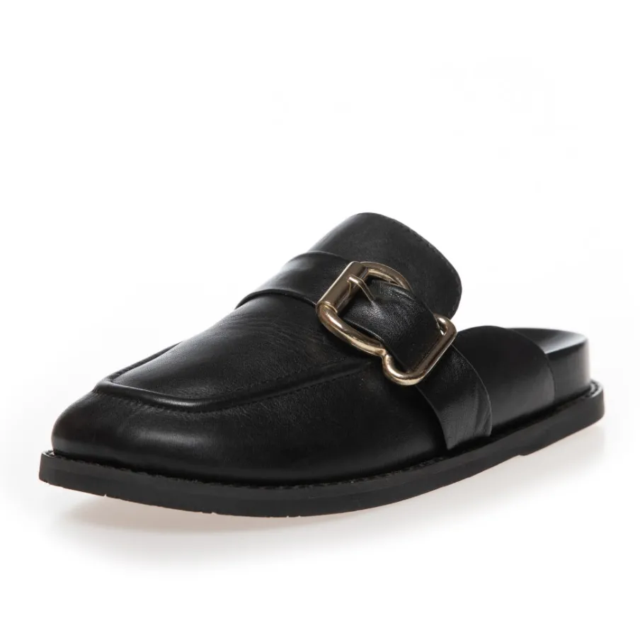 Copenhagen Shoes Mules · Slip Ins^CARRIE GIRL - BLACK Carriegirl loafer black 1