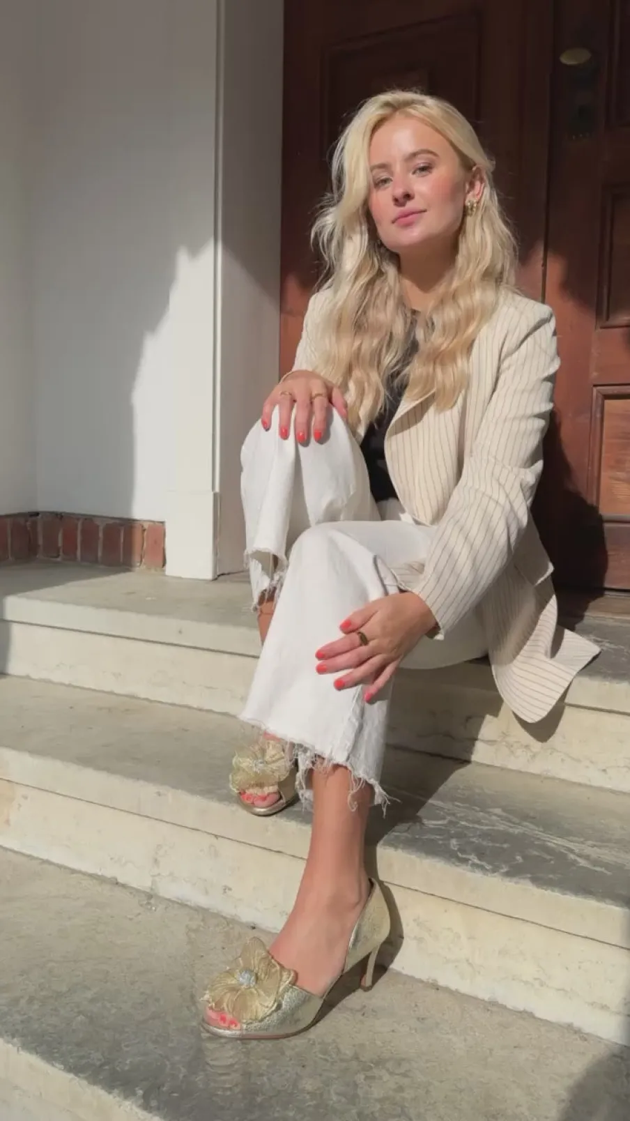 Copenhagen Shoes Sandaler Med Hæl|Stiletter^CATLEEN - Platino