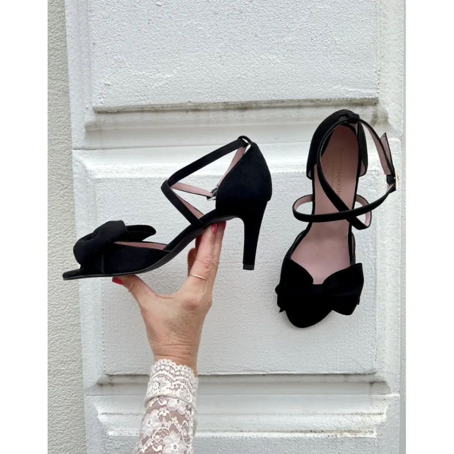 Copenhagen Shoes Sandaler Med Hæl|Stiletter^CELEBRATE - Josefine Valentin - BLACK Celebratejosefine valentin heels black