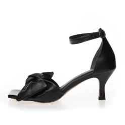 Copenhagen Shoes Sandaler Med Hæl|Stiletter^DANCING 23 LEATHER - Black Leather Dancing23 leather heels black leather