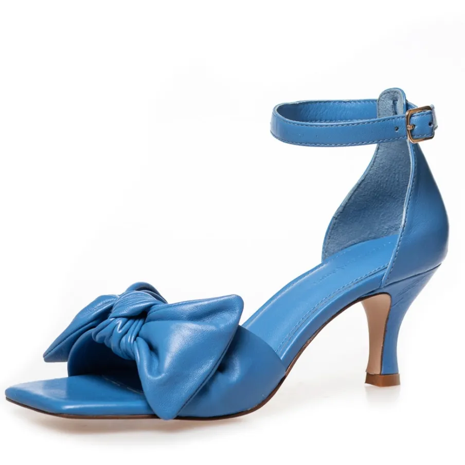 Copenhagen Shoes Sandaler Med Hæl|Stiletter^DANCING 23 LEATHER - BLUE Dancing23 leather heels blue