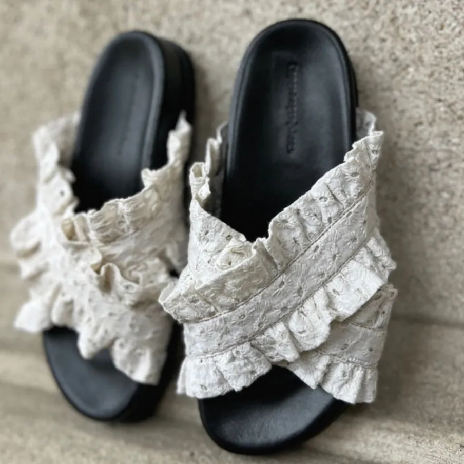 Copenhagen Shoes Flade Sandaler^DAYSI - ! White