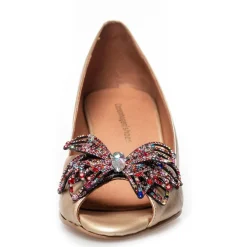 Copenhagen Shoes Sandaler Med Hæl|Stiletter^DIAMONDS AND BUTTERFLIES - GOLD Diamondsand butterflies heels gold