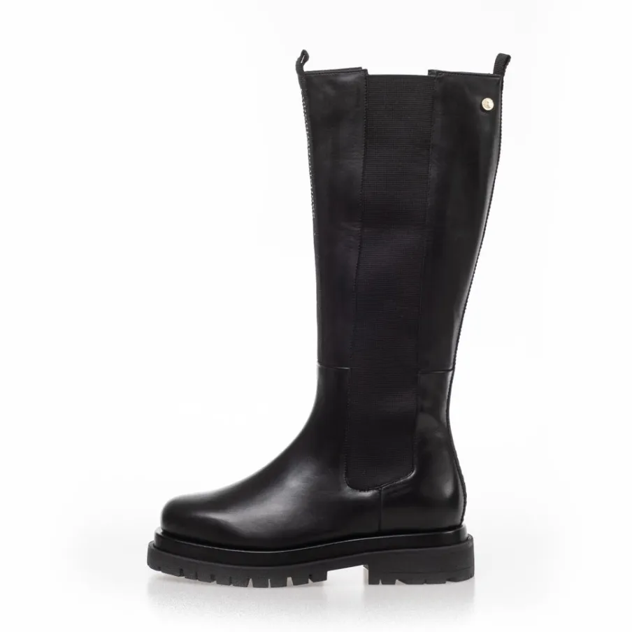 Copenhagen Shoes Lange Støvler^ELEMENT HIGH 22 - Black