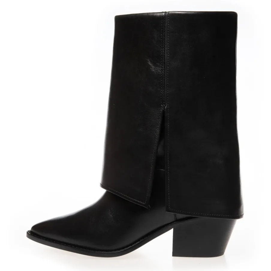 Copenhagen Shoes Lange Støvler^FALLING HIGH - BLACK Fallinghigh pre order del end sept stoevler black