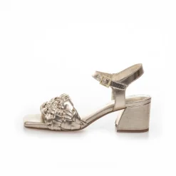 Copenhagen Shoes Sandaler Med Hæl|Stiletter^FEEL IT - GOLD Feelit heels gold