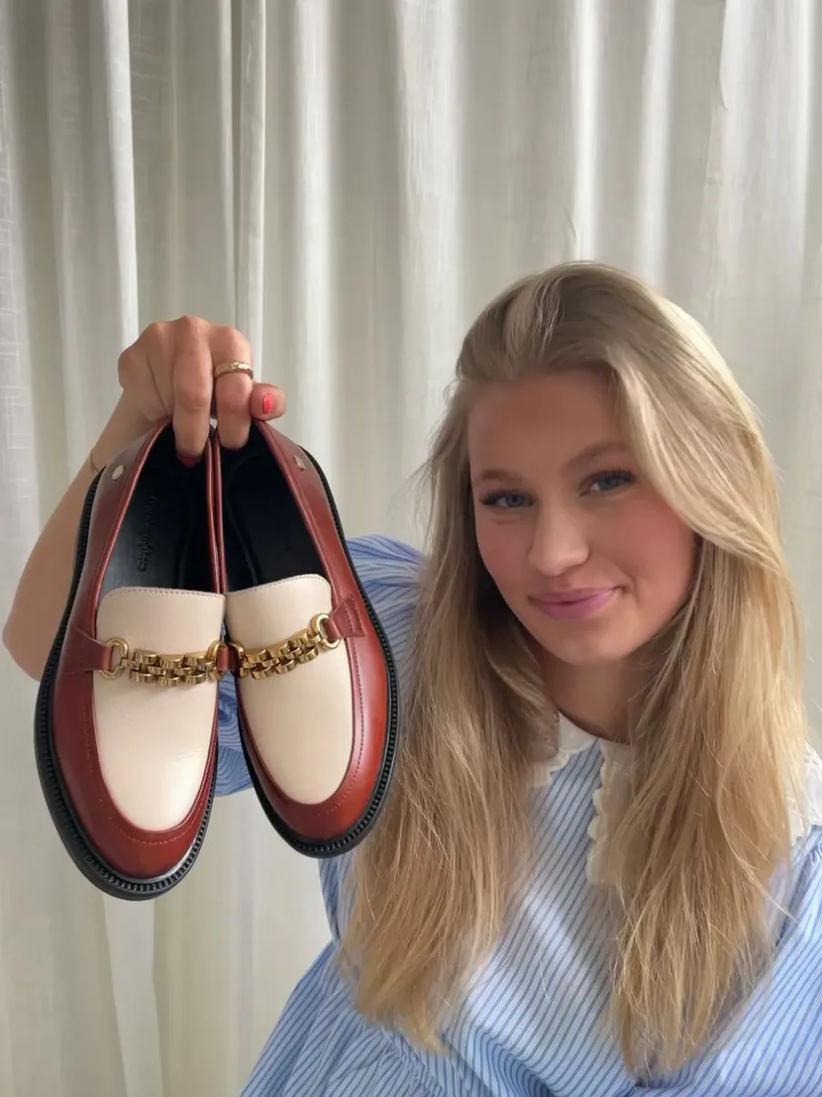 Copenhagen Shoes Loafers^FEEL SPRING - COGNAC / NUDE Cognac nude