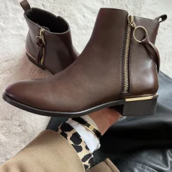 Copenhagen Shoes Ankelstøvler^FEVER Leather 22 - Dark Brown Feverleather 22 boot dark brown