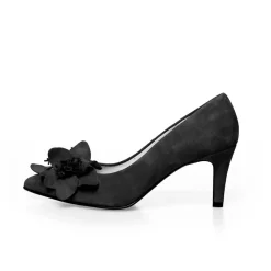 Copenhagen Shoes Stiletter^FLOWER - BLACK Flowerheels black