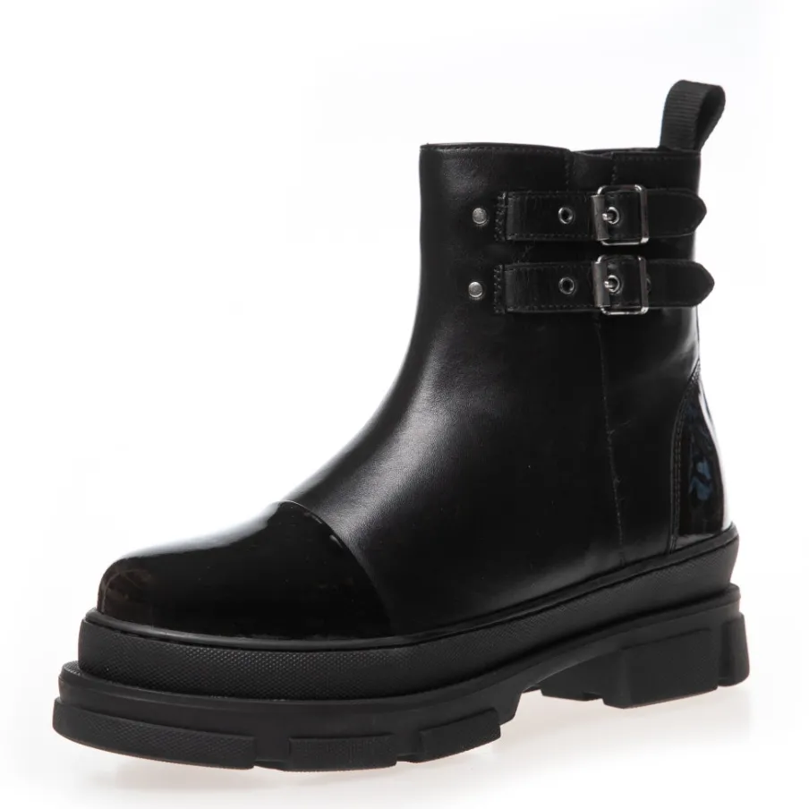 Copenhagen Shoes Chelsea Boots|Ankelstøvler^FOLLOW THE WAY - Black Patent Followthe way stoevler black patent