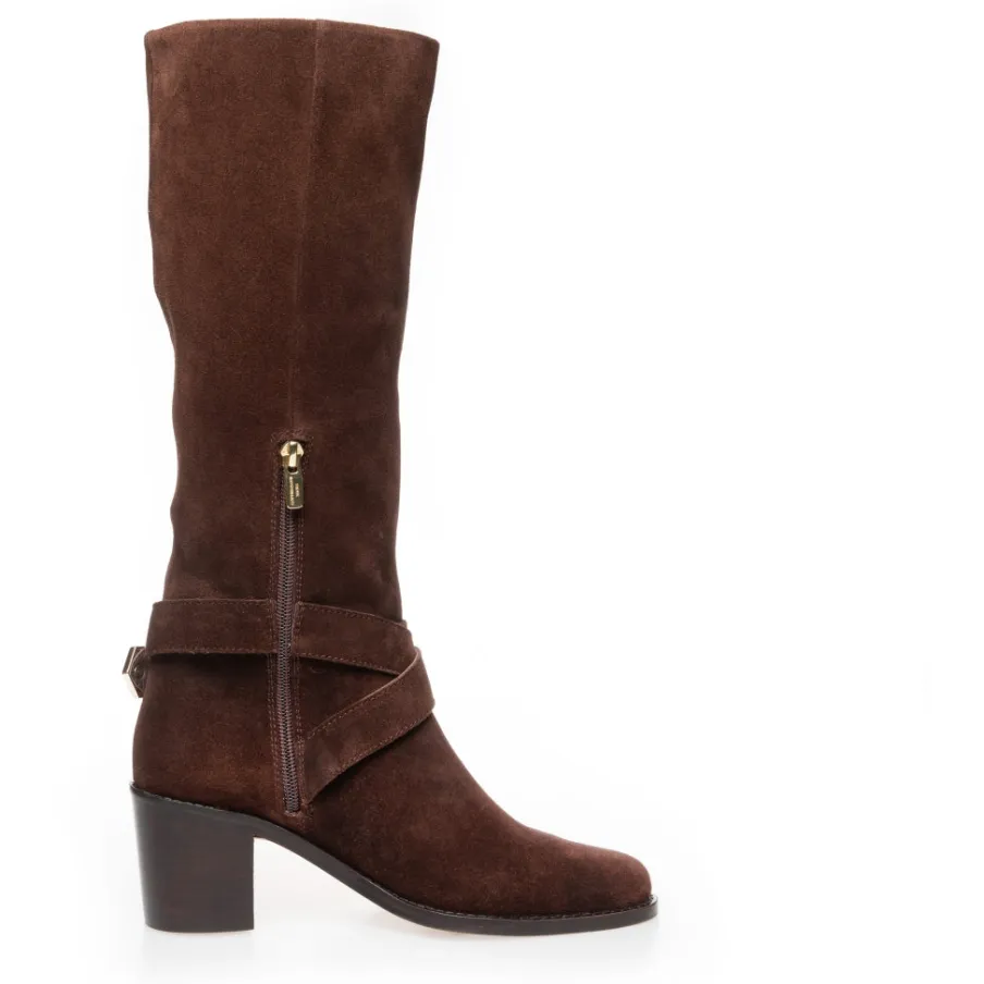 Copenhagen Shoes Støvler Med Hæl|Lange Støvler^FOREVER - Chocolate