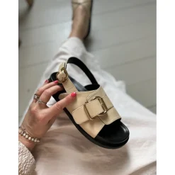 Copenhagen Shoes Flade Sandaler^FOREVER YOU - BEIGE Foreveryou sandal beige