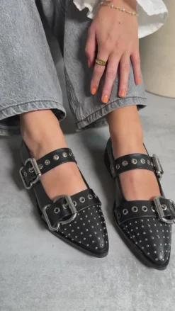 Copenhagen Shoes Loafers|Ballerinasko^FUTURE VIBES - Black