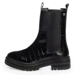 Copenhagen Shoes Chelsea Boots|Ankelstøvler^GLORIE GIRL - BLACK CROCO Gloriegirl boot black croco