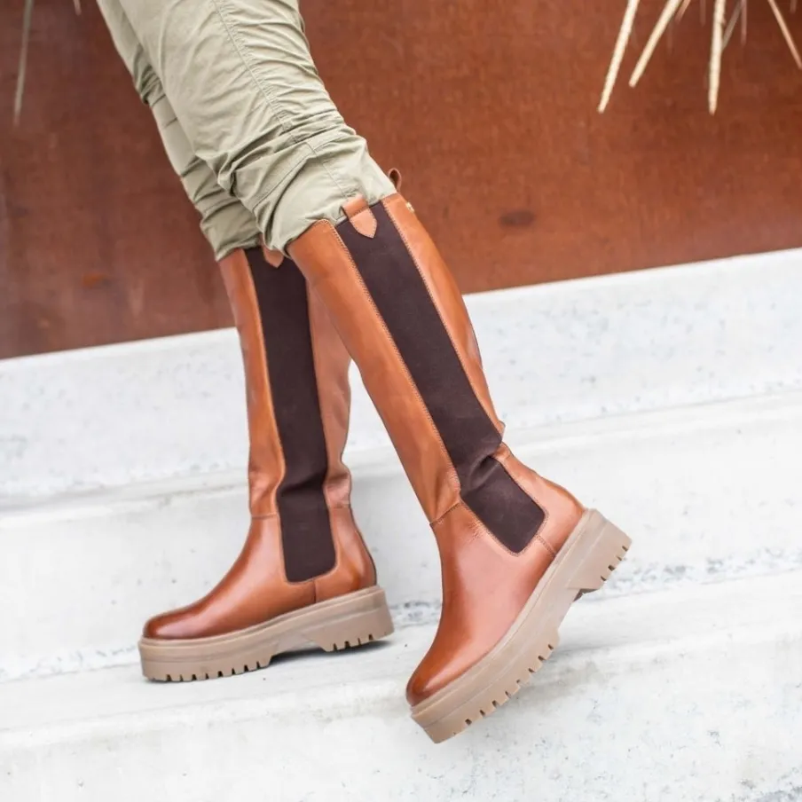 Copenhagen Shoes Lange Støvler^GOING HIGH - Cognac Goinghigh boot high long cognac