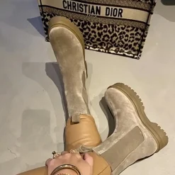 Copenhagen Shoes Chelsea Boots|Ankelstøvler^GOING SUEDE 22 COPENHAGEN - Taupe Suede Goingsuede 22 copenhagen boot taupe suede