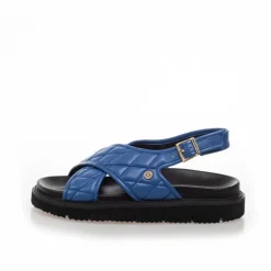 Copenhagen Shoes Flade Sandaler^GOING WILD - Blue Goingwild sandal blue