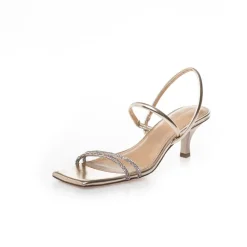 Copenhagen Shoes Sandaler Med Hæl|Stiletter^GOLD AND DIAMONDS - GOLD / DIAMOND Goldand diamonds heels gold diamond