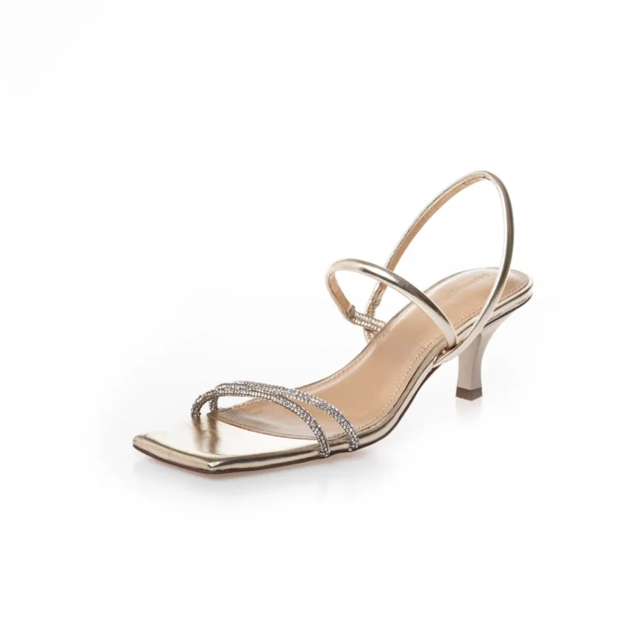 Copenhagen Shoes Sandaler Med Hæl|Stiletter^GOLD AND DIAMONDS - GOLD / DIAMOND Goldand diamonds heels gold diamond