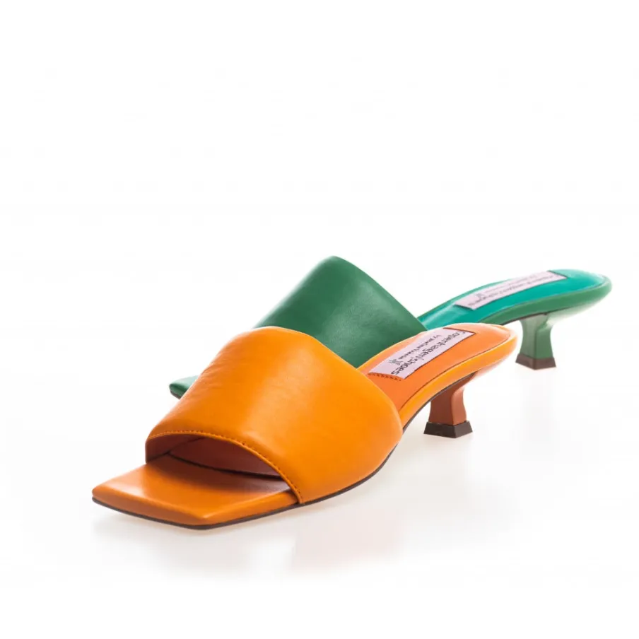 Copenhagen Shoes Sandaler Med Hæl|Stiletter^GOOD VIBES - GREEN Goodvibes sandal green