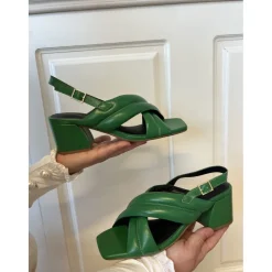 Copenhagen Shoes Sandaler Med Hæl|Stiletter^HEELS AND MORE - Green Heelsand more heels green
