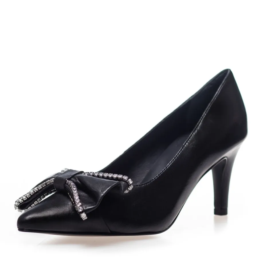 Copenhagen Shoes Stiletter^HER MOMENTS LEATHER - BLACK Hermoments leather heels black