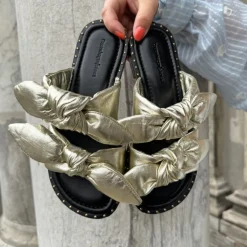 Copenhagen Shoes Flade Sandaler^I FEEL IT - Gold
