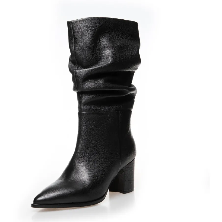 Copenhagen Shoes Støvler Med Hæl|Lange Støvler^ILLUSION - Black