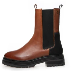 Copenhagen Shoes Ankelstøvler^IT'S A KIND OF MAGIC - COGNAC/BLACK/BROWN Itsa kind of magic boots cognac black brown