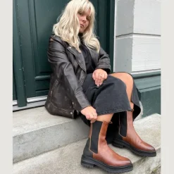 Copenhagen Shoes Ankelstøvler^IT'S A KIND OF MAGIC - COGNAC/BLACK/BROWN Itsa kind of magic boots cognac black brown