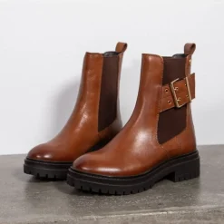 Copenhagen Shoes Chelsea Boots|Ankelstøvler^ITS LIKE FALL - COGNAC Itslike fall stoevler cognac